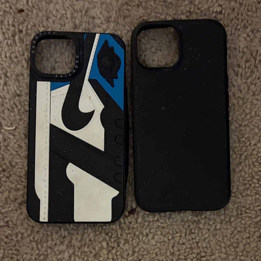 Black and Blue Phone Case